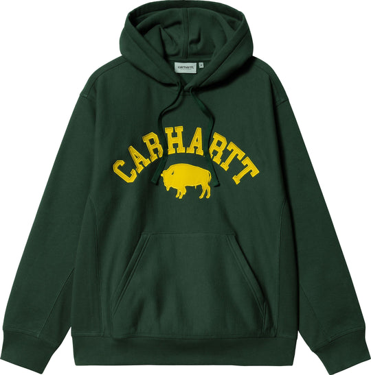 Carhartt Wip Felpa Hooded Locker Sweat Treehouse Uomo Verde