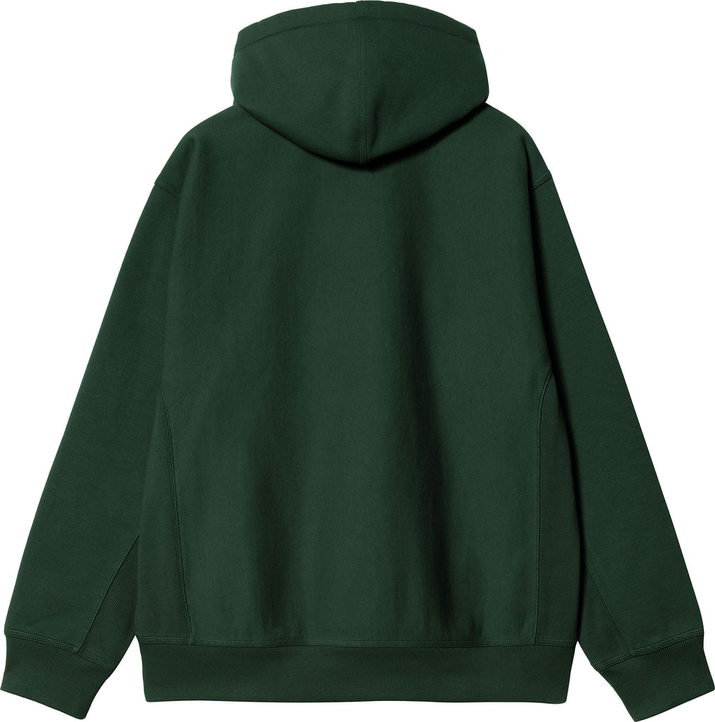 Carhartt Wip Felpa Hooded Locker Sweat Treehouse Verde Uomo - 2
