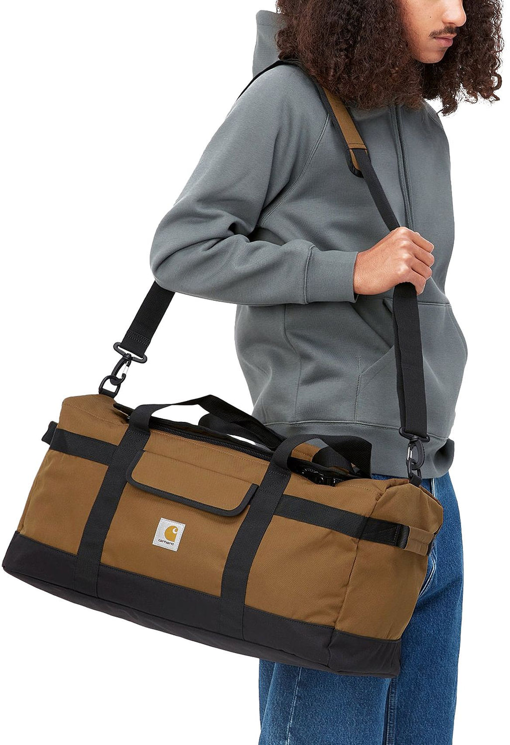 Carhartt Wip Borsa Jack Duffle Bag Tamarind Marrone Uomo - 3
