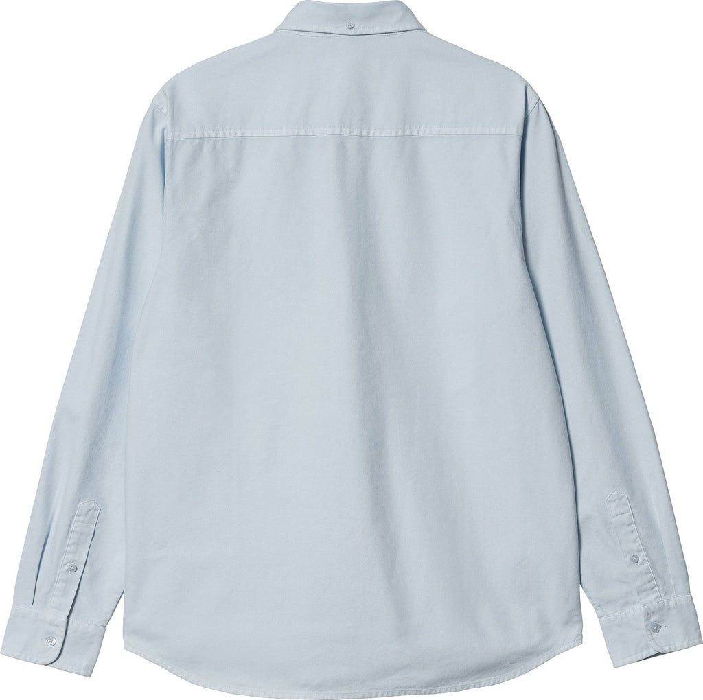 Carhartt Wip Camicia L/s Bolton Shirt Icarus Celeste Uomo - 2
