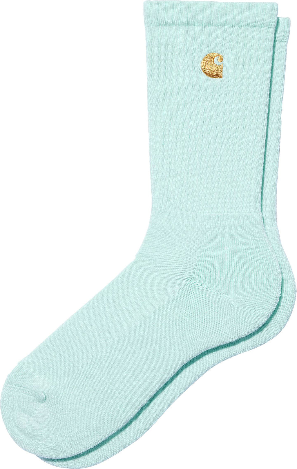 Carhartt Wip Calze Chase Socks Icarus Gold Celeste Uomo - 1