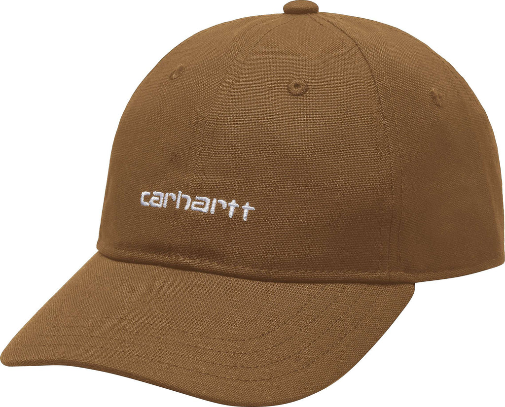 Carhartt Wip Cappello Canvas Script Cap Tamarind White Marrone Uomo - 1