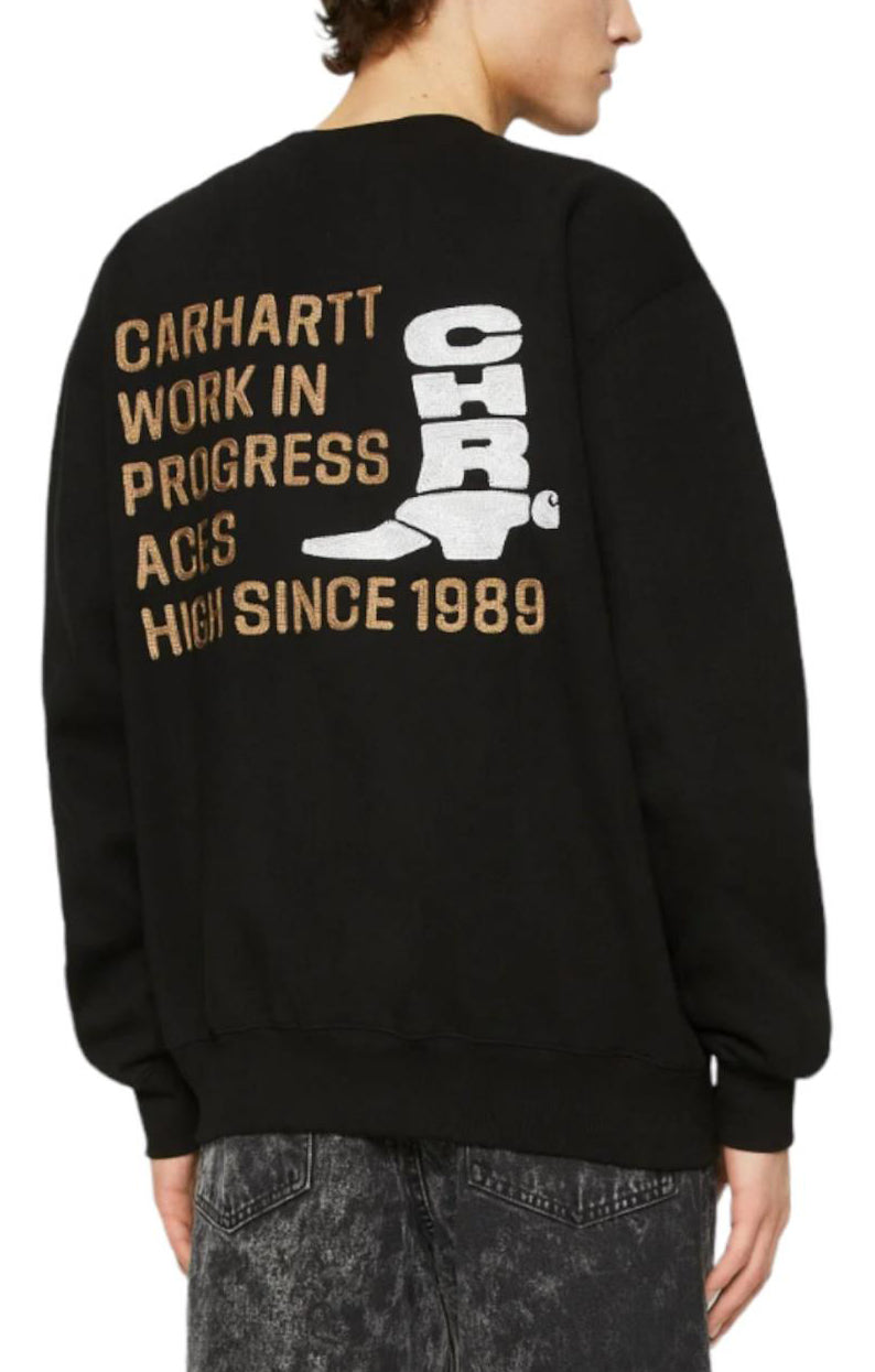 Carhartt Wip Felpa Boot Sweat Black Nero Uomo - 1