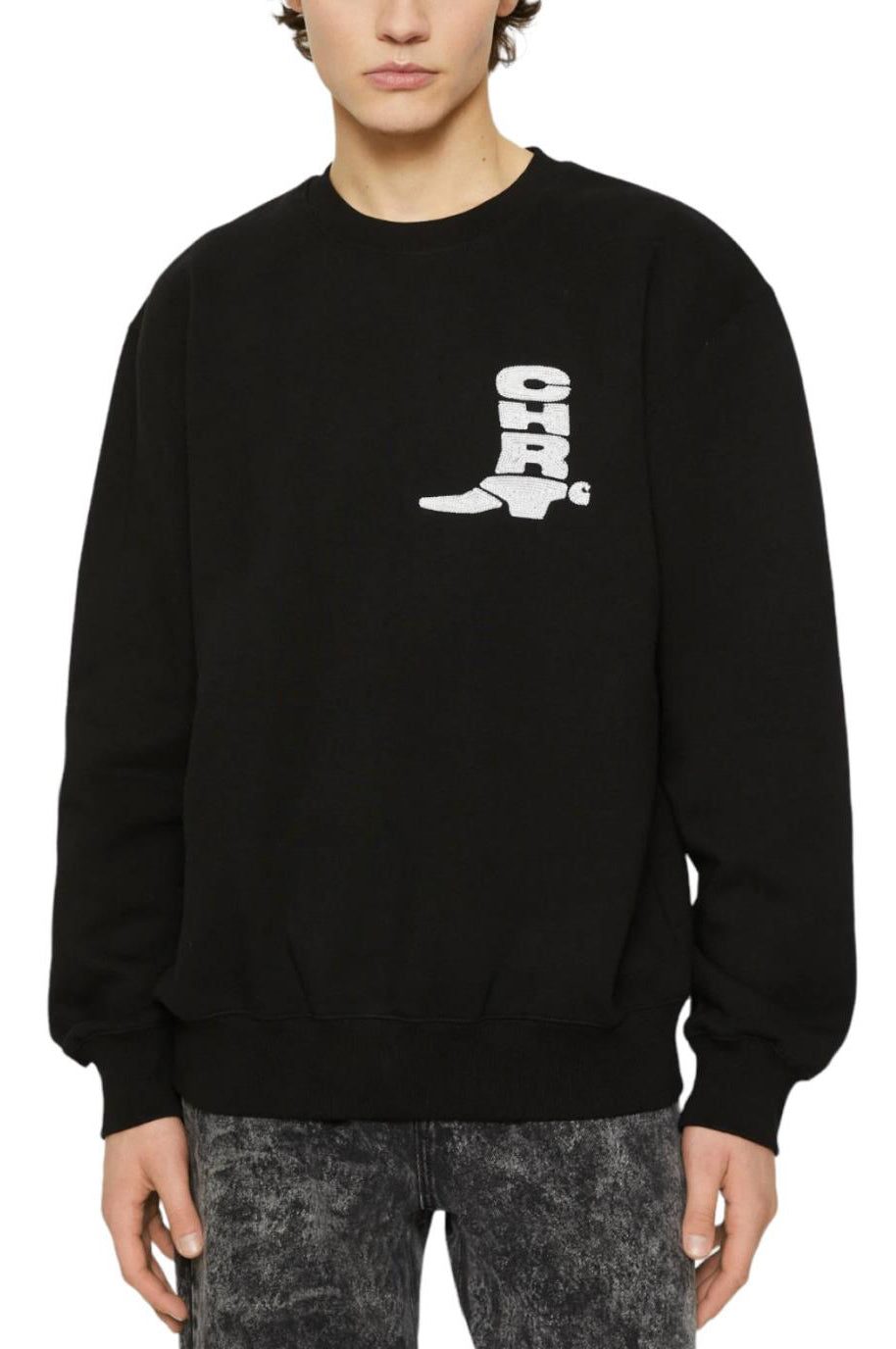 Carhartt Wip Felpa Boot Sweat Black Nero Uomo - 2