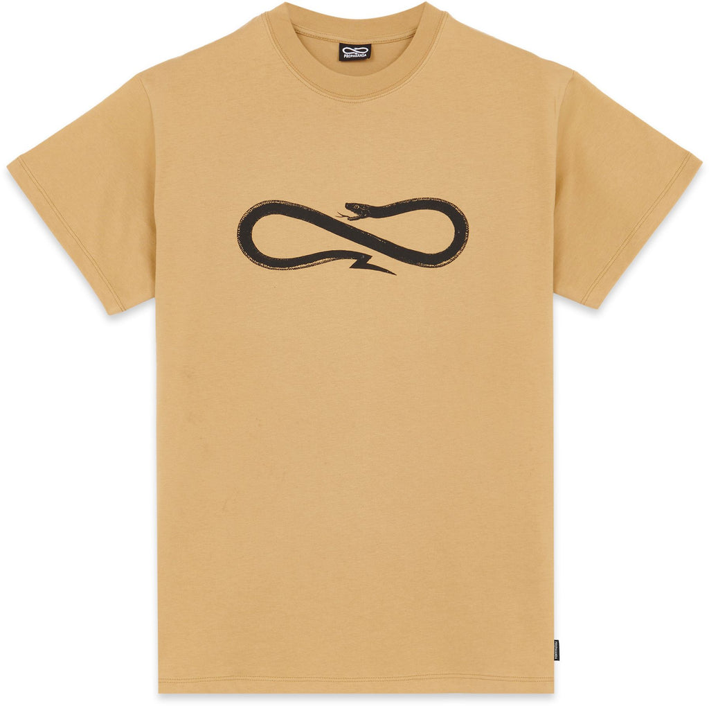 Propaganda T-shirt Logo Tee Camel Beige Uomo - 1