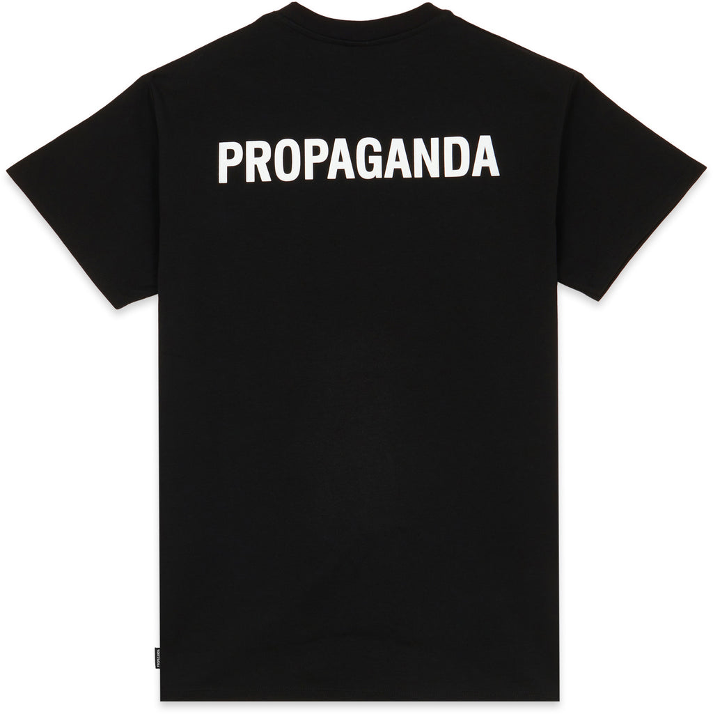 Propaganda T-shirt Logo Tee Black Nero Uomo - 2