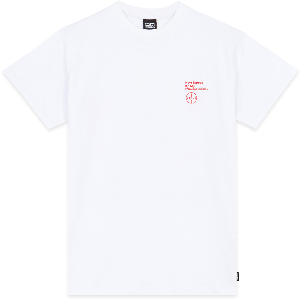 Propaganda T-shirt Virus Tee White Bianco Uomo - 2