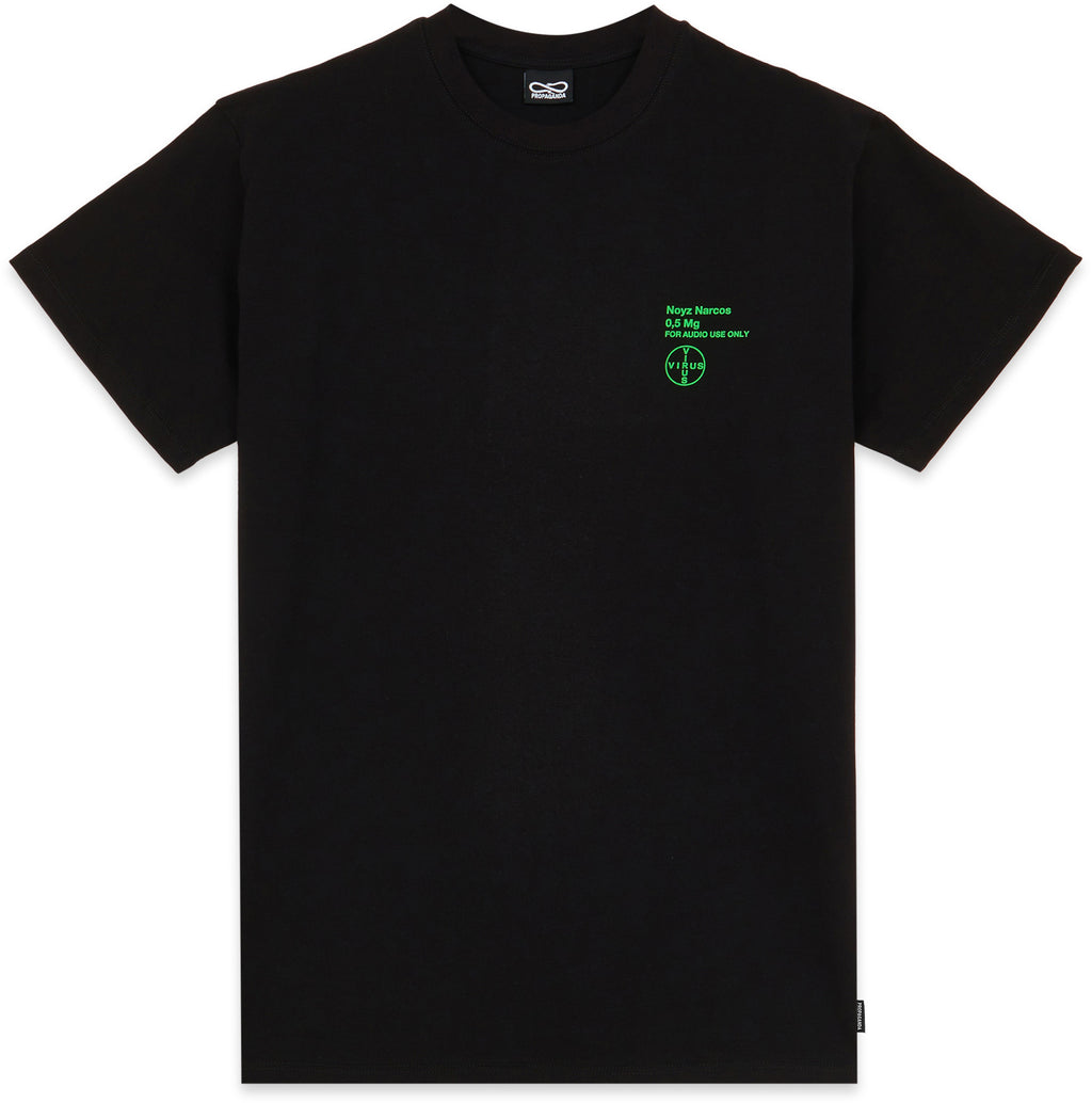 Propaganda T-shirt Virus Tee Black Nero Uomo - 2