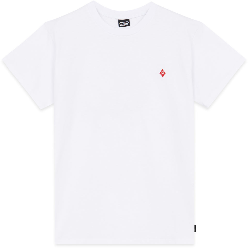 Propaganda Propoganda T-shirt Royal Flush Tee White Bianco Uomo - 2