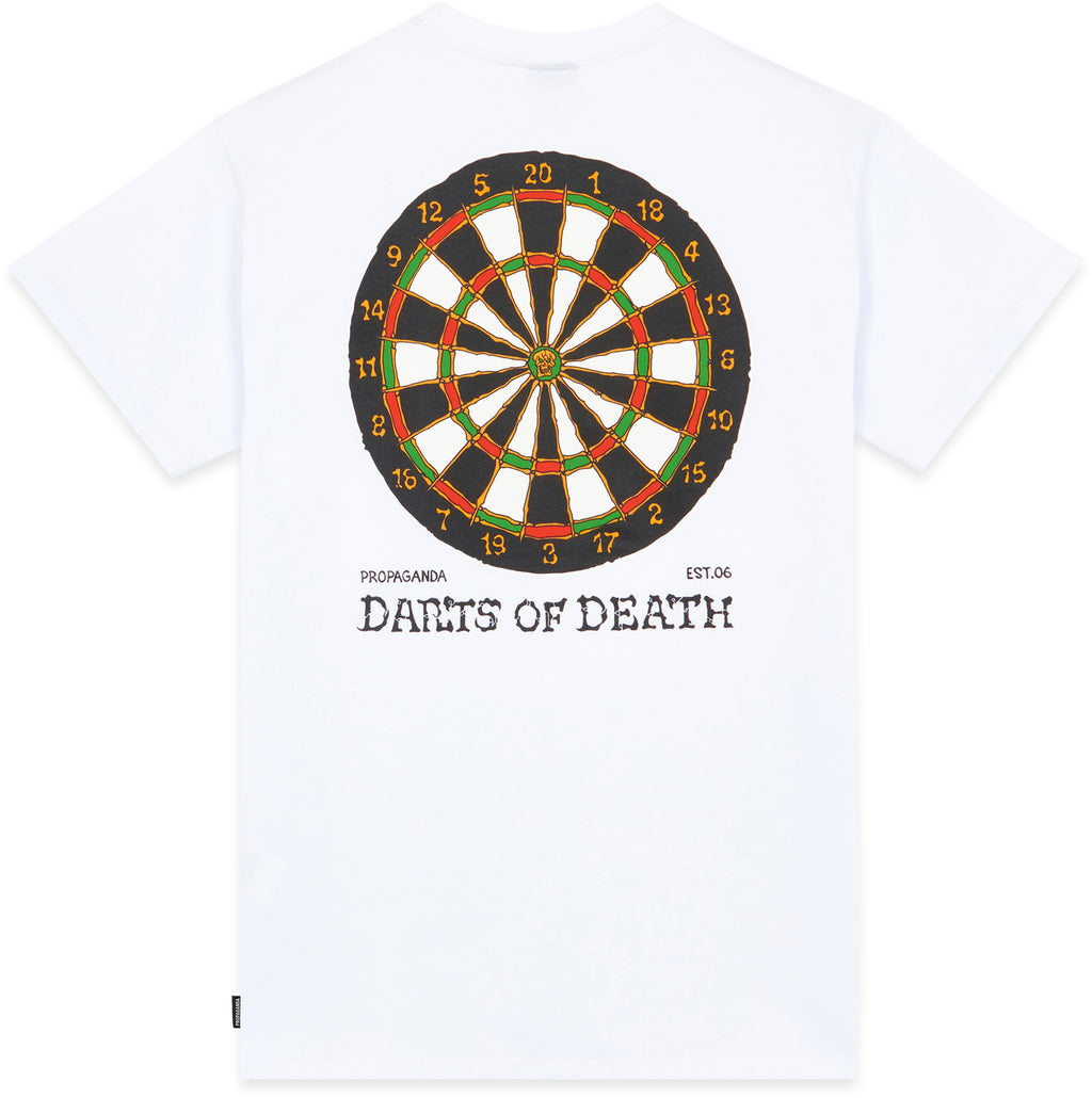 Propaganda T-shirt Darts Tee White Bianco Uomo - 1
