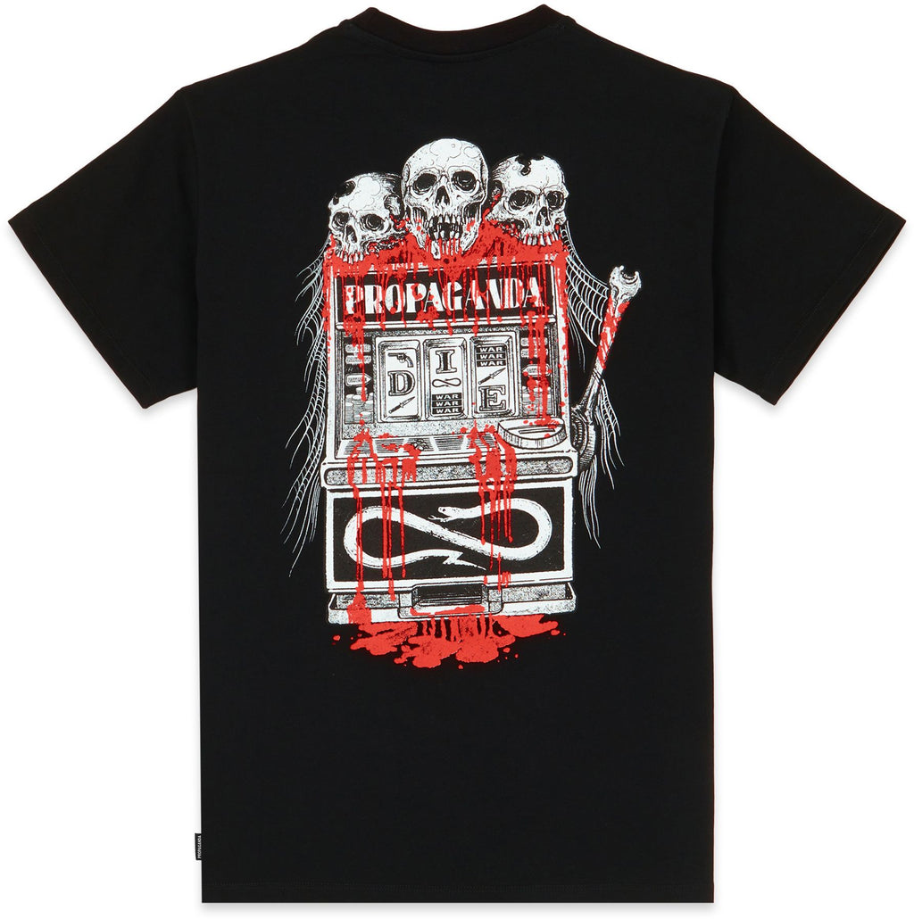 Propaganda T-shirt Addict Tee Black Nero Uomo - 1