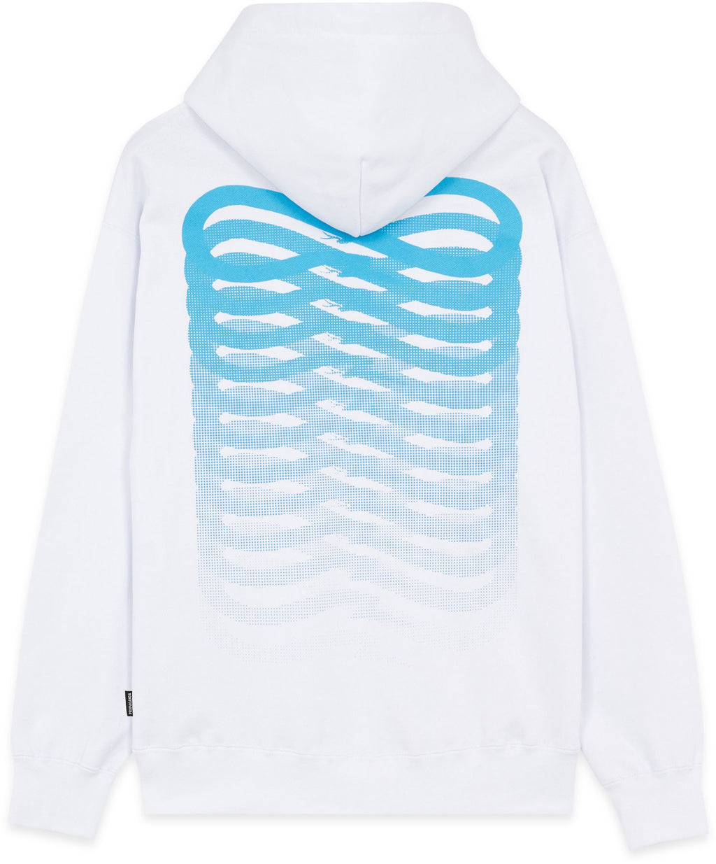 Propaganda Felpa Ribs Hoodie White Bianco Uomo - 1