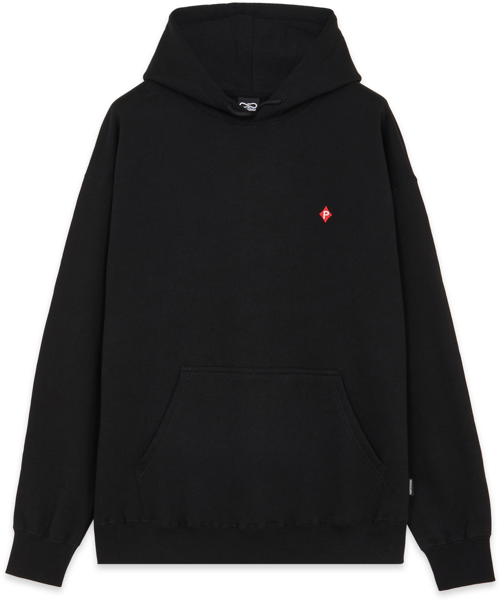 Propaganda Felpa Royal Flush Hoodie Black Nero Uomo - 2
