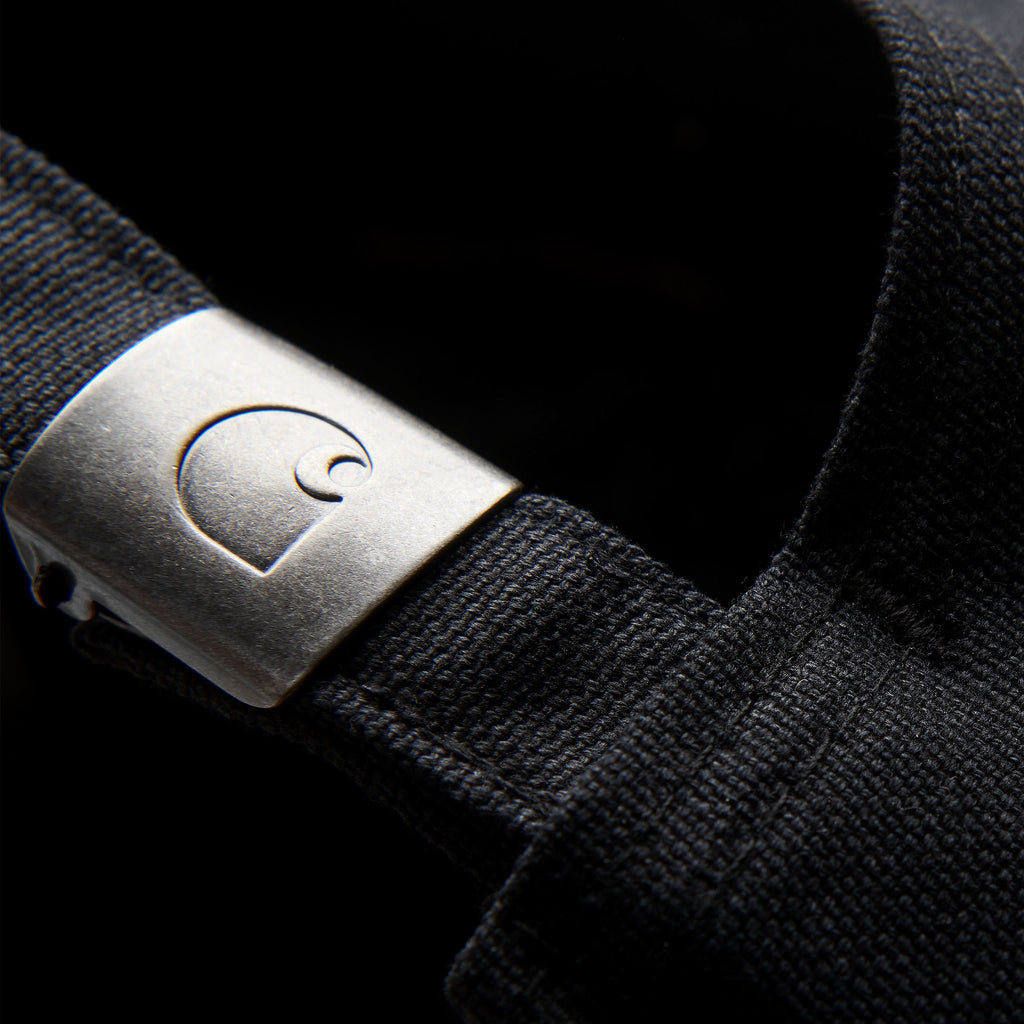 Carhartt Wip Cappello Canvas Script Cap Black White Nero Uomo - 2