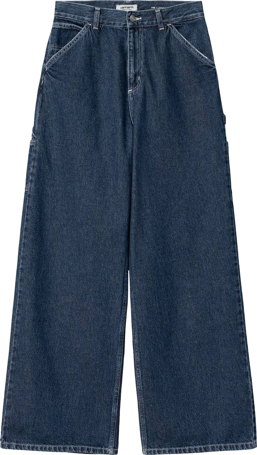 Carhartt Wip Carhartt Jeans W Jens Pant Organic Cotton Blue Stone Washed Donna - 2