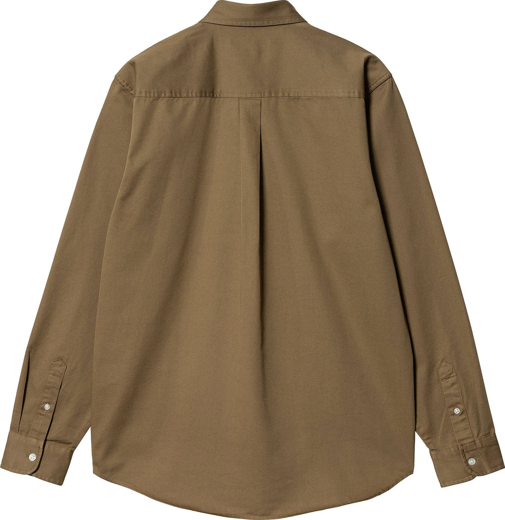 Carhartt Wip Carhartt Camicia L/s Madison Shirt Buffalo White Marrone Uomo - 2