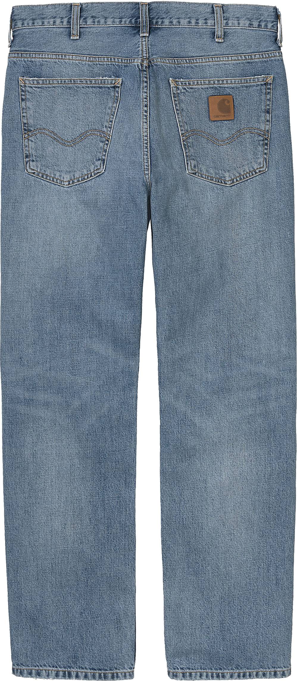 Carhartt Wip Carhartt Jeans Marlow Pant Blue Worn Bleached Uomo - 1