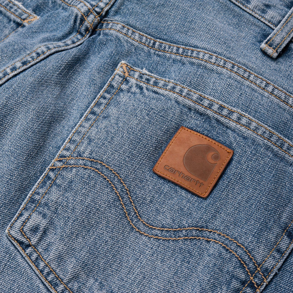 Carhartt Wip Carhartt Jeans Marlow Pant Blue Worn Bleached Uomo - 4