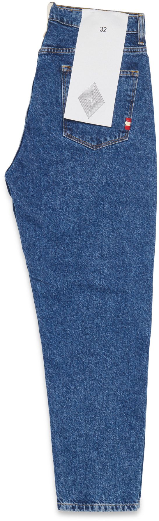 Amish Jeans Jeremiah Denim Stone Wash Blue Uomo - 3