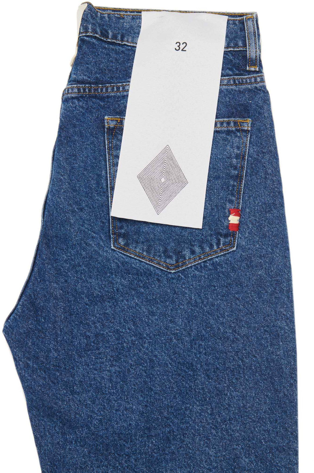Amish Jeans Jeremiah Denim Stone Wash Blue Uomo - 2