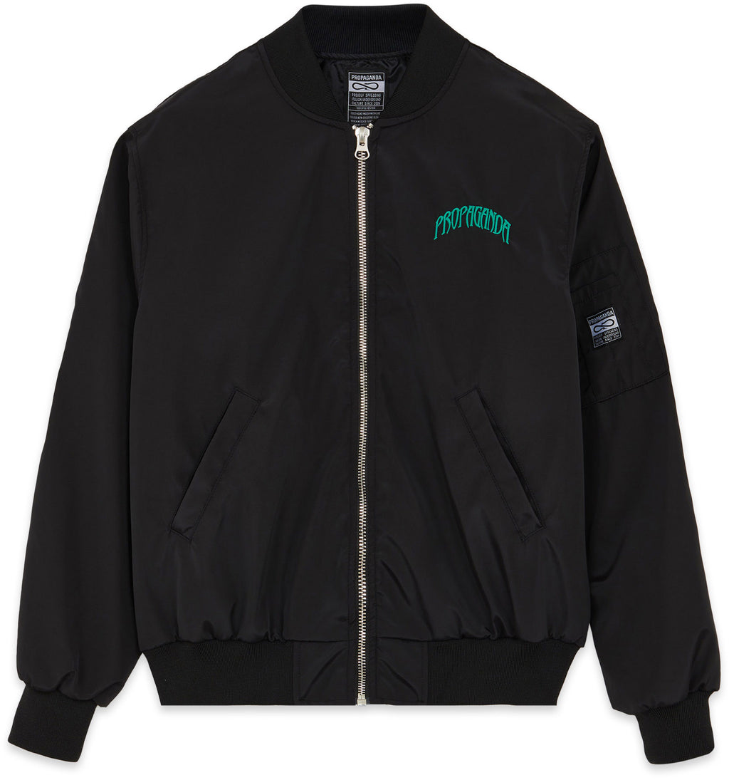 Propaganda Giacca Bomber Triangle Panther Black Nero Uomo - 2