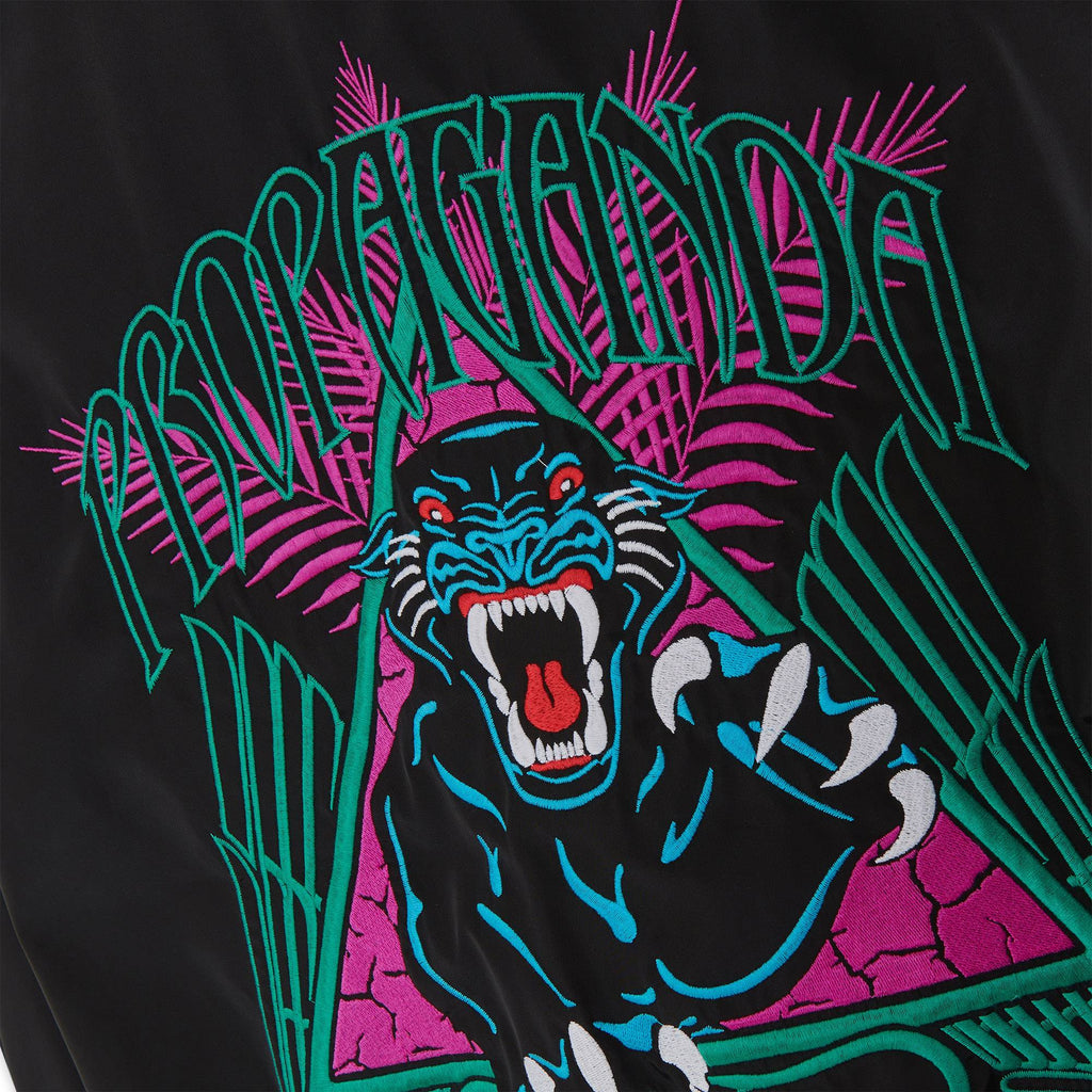 Propaganda Giacca Bomber Triangle Panther Black Nero Uomo - 4