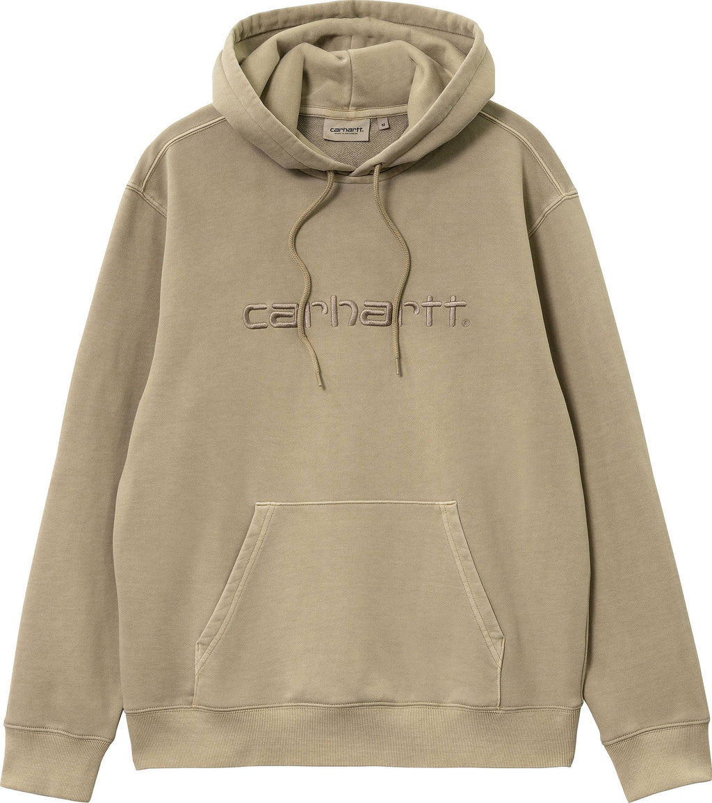 Carhartt Wip Felpa Hooded Duster Sweat Ammonite Garment Dyed Beige Uomo - 1