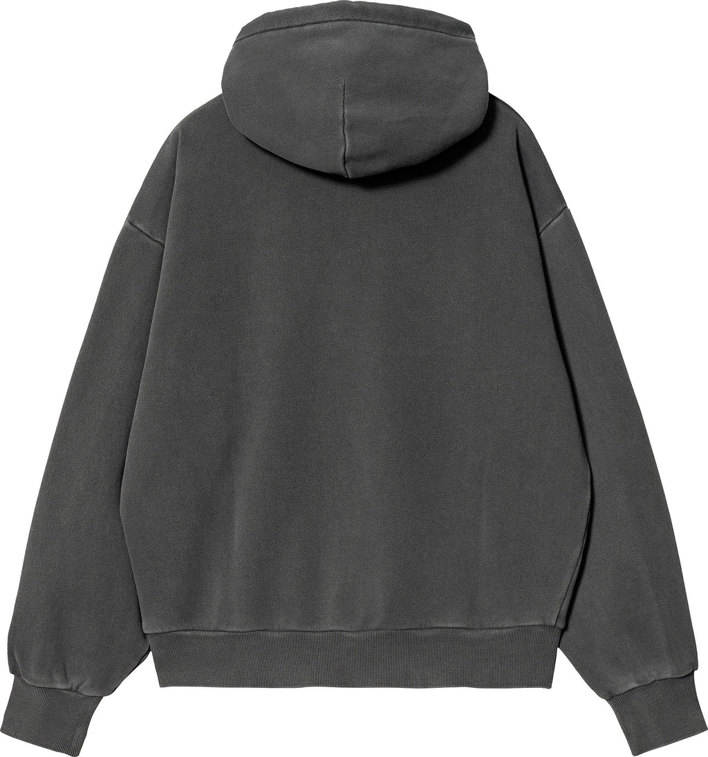 Carhartt Wip Felpa W Hooded Nelson Sweatshirt Black Garment Dyed Nero Donna - 2