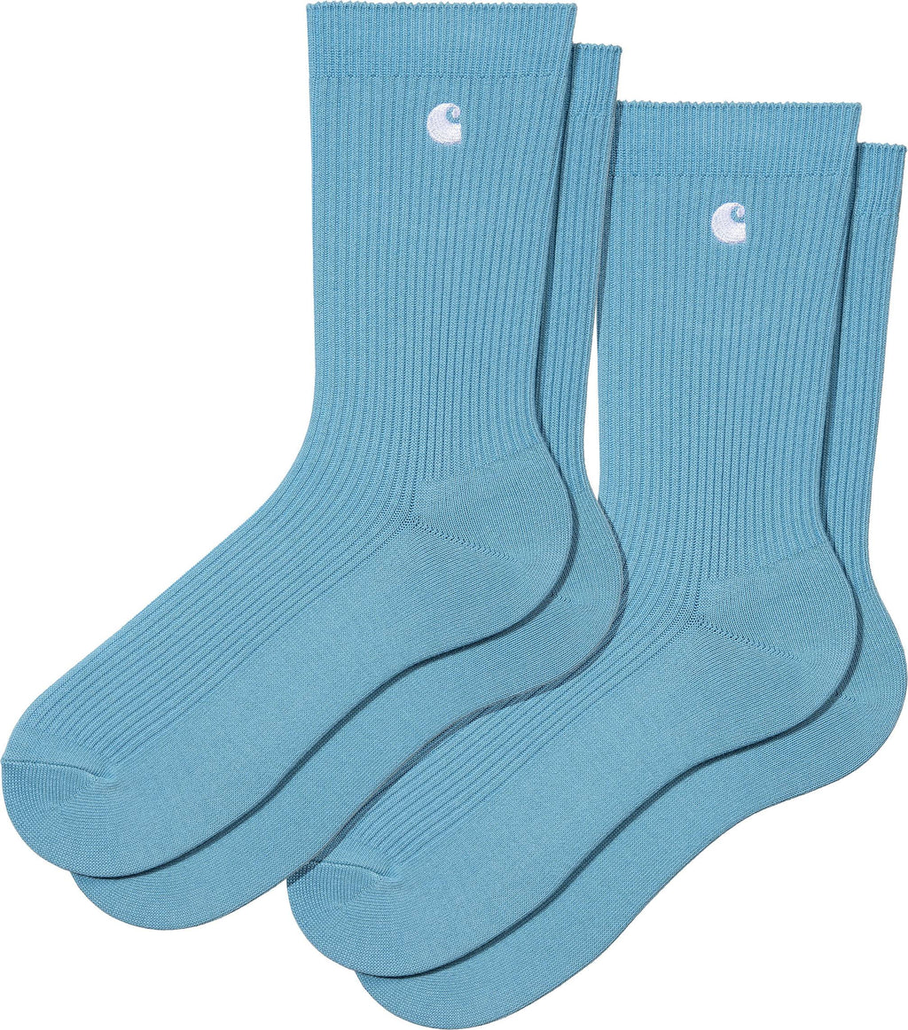 Carhartt Wip Calze Madison Pack Socks Piscine Celeste Uomo - 1