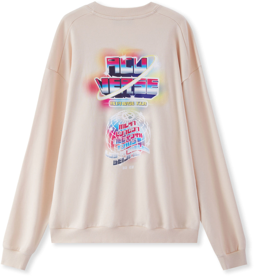 Acupuncture Felpa Acu Crewneck Acu Verse Color Cream Beige Uomo - 2