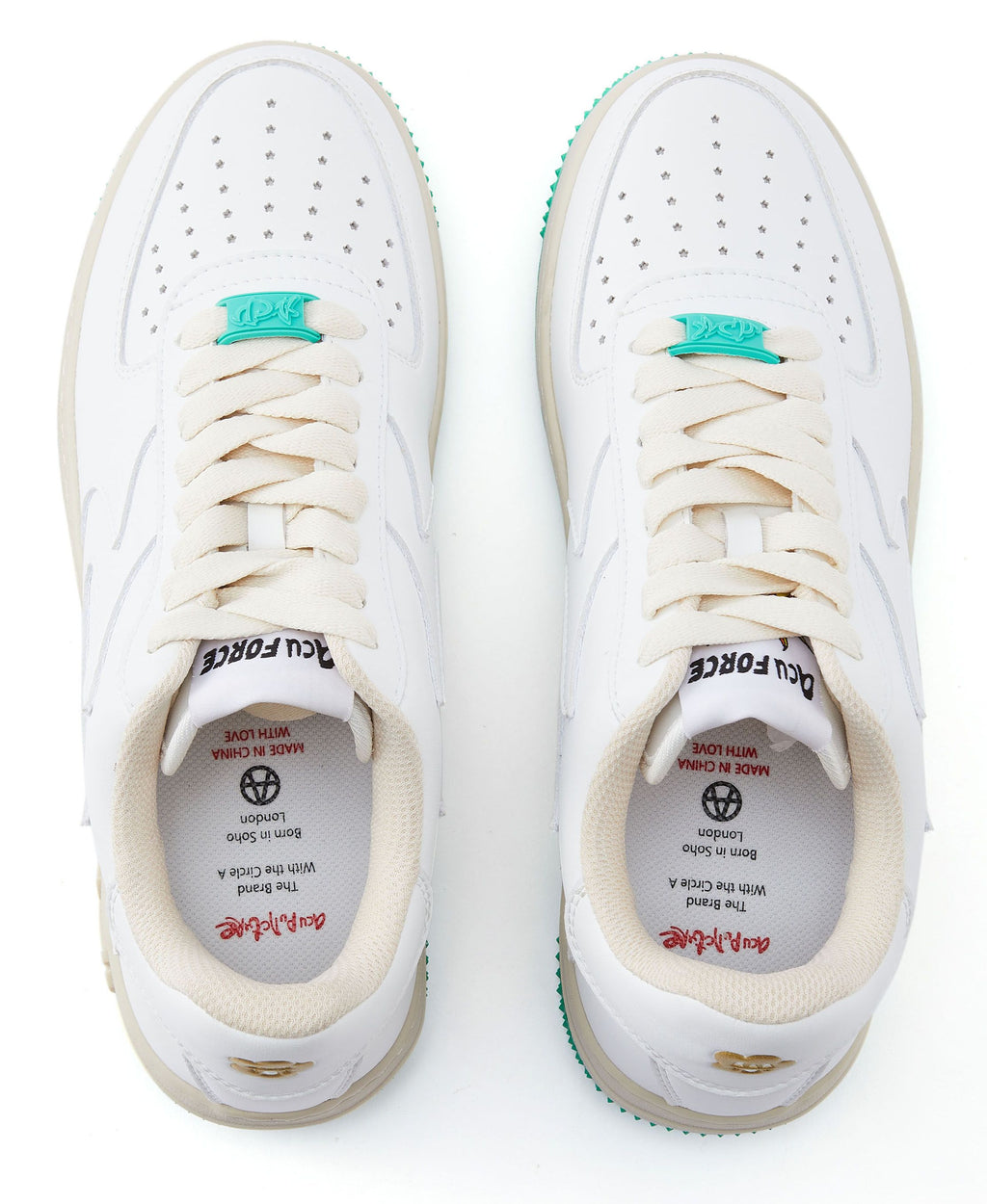 Acupuncture Scarpe Acu Force Tech Spec White Green Bianco Uomo - 3