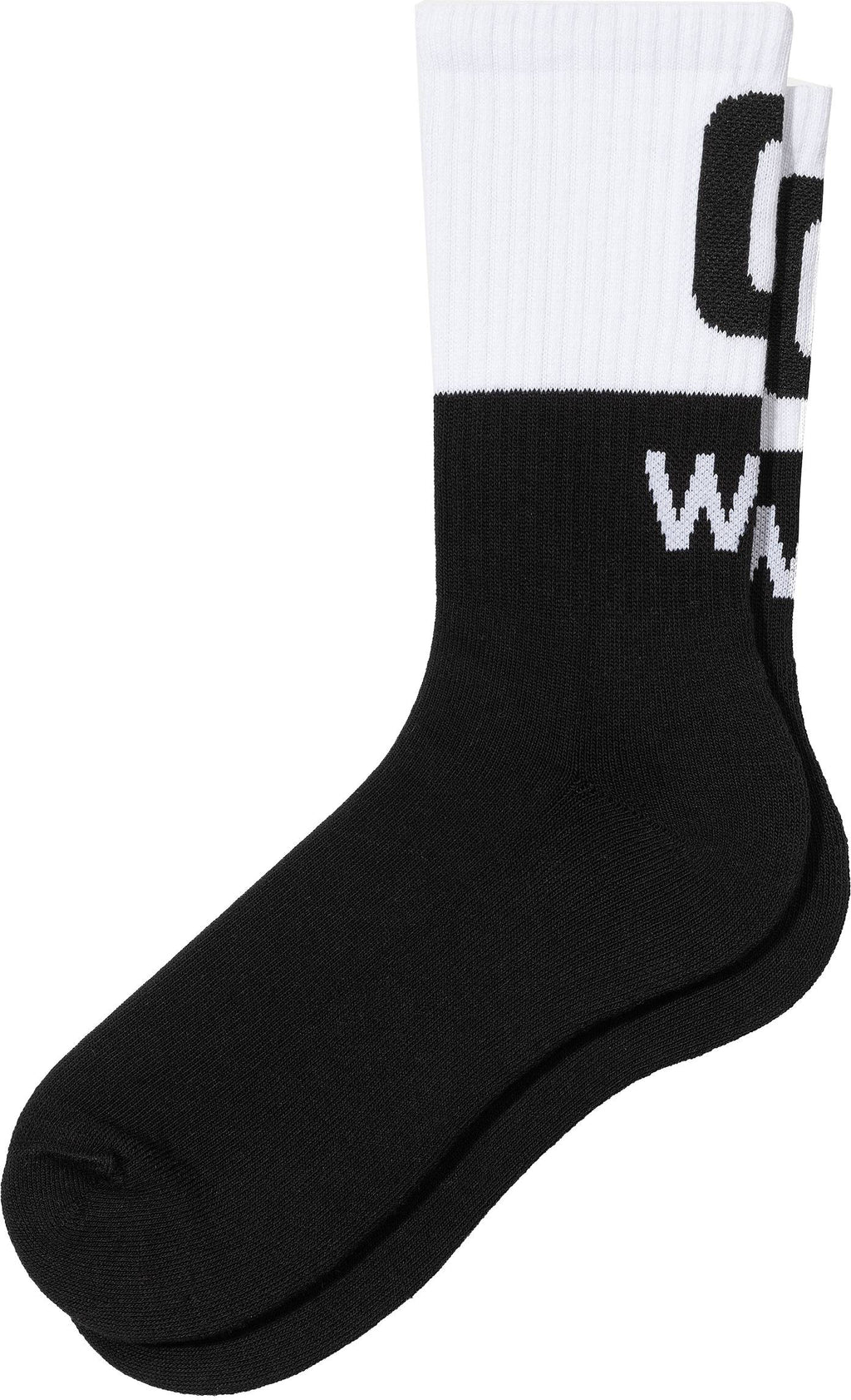 Carhartt Wip Calze Wip Socks Black White Bianco Uomo - 1