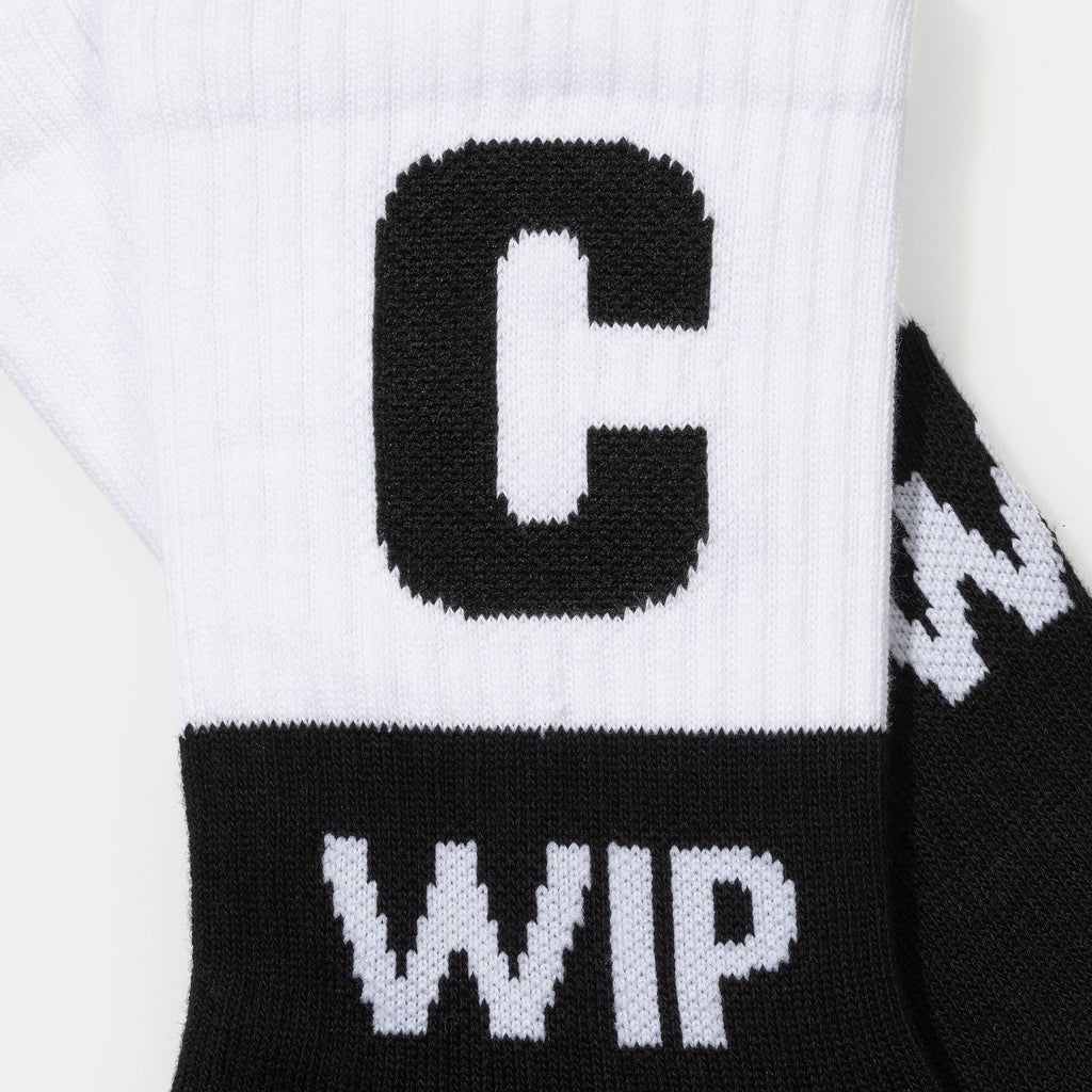 Carhartt Wip Calze Wip Socks Black White Bianco Uomo - 2