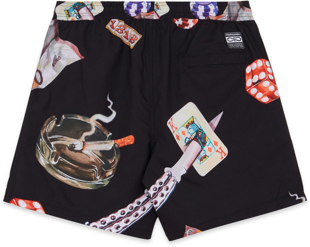 Propaganda Costume Swimtrunk Royal Black Nero Uomo - 2