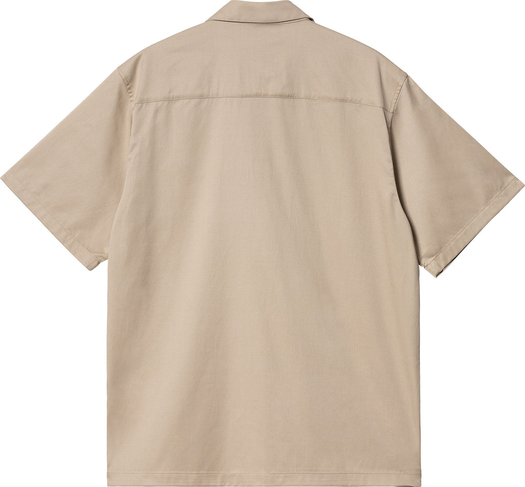 Carhartt Wip Camicia S/s Delray Shirt Wall Wax Beige Uomo - 2