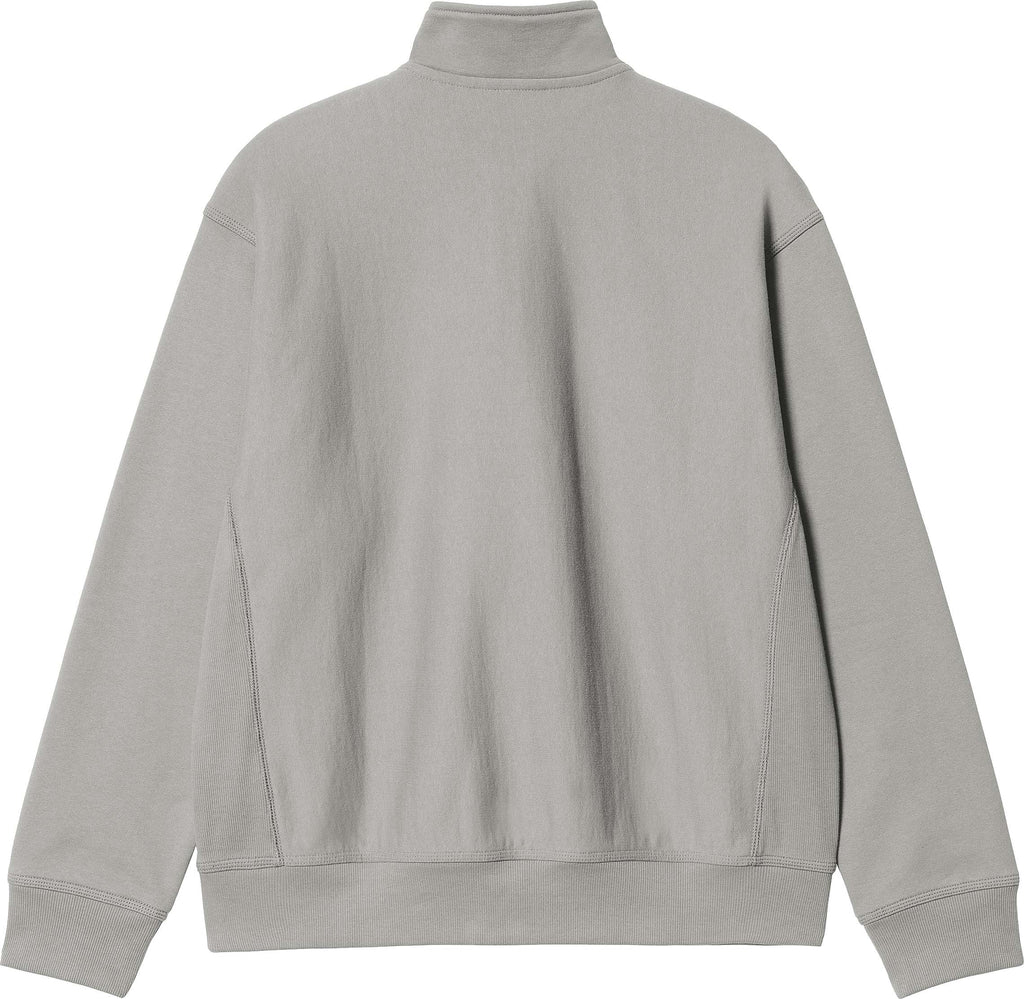 Carhartt Wip Felpa Half Zip American Script Sweat Marengo Grigio Uomo - 2