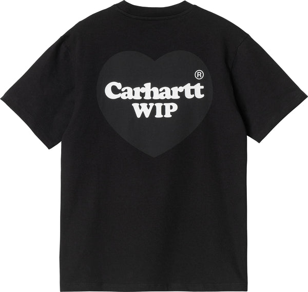 Carhartt Wip t-shirt W S/S Double Heart tee black