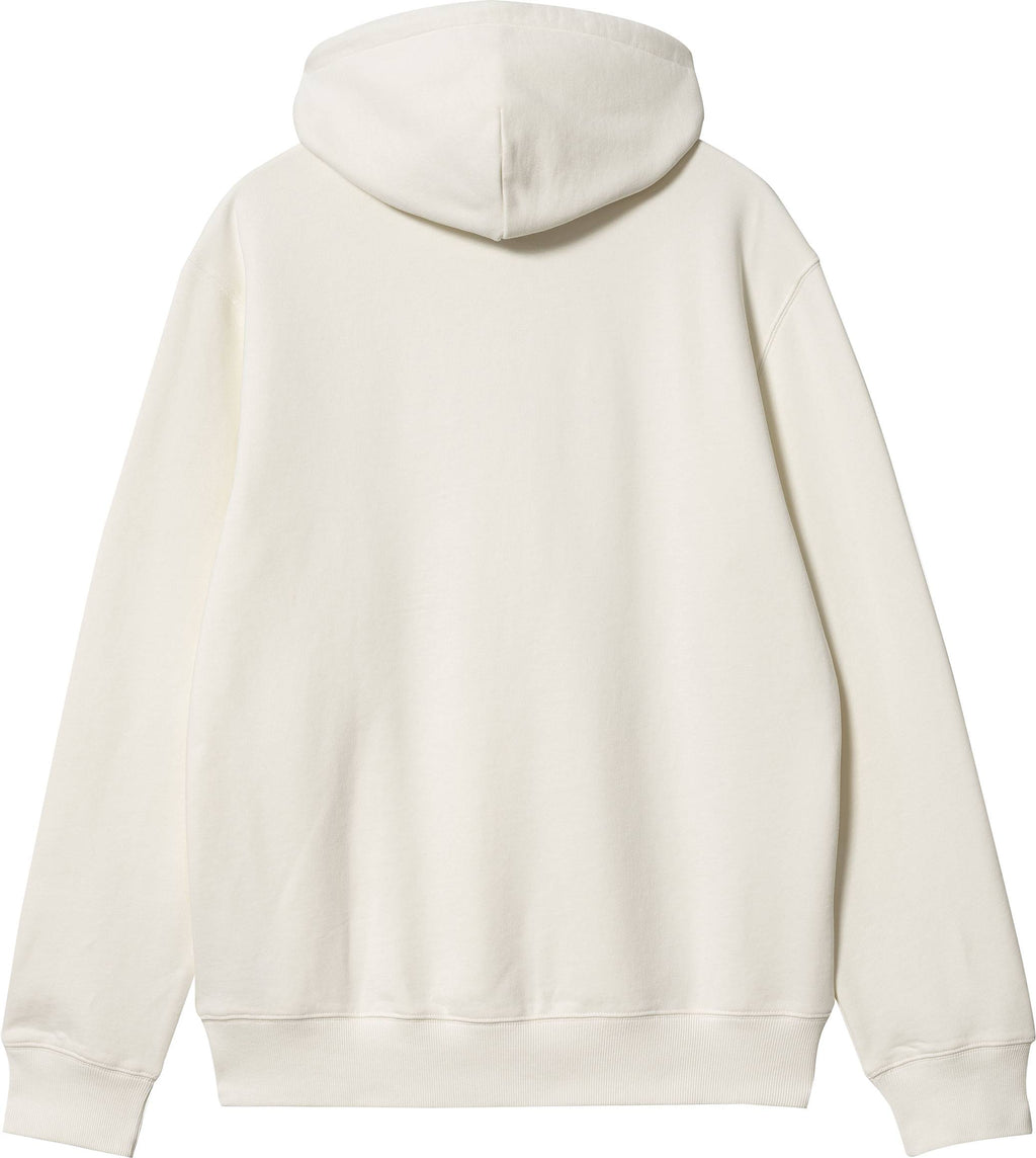 Carhartt Wip Felpa Hooded Duster Sweat Discovey Wax Garment Dyed Bianco Uomo - 2