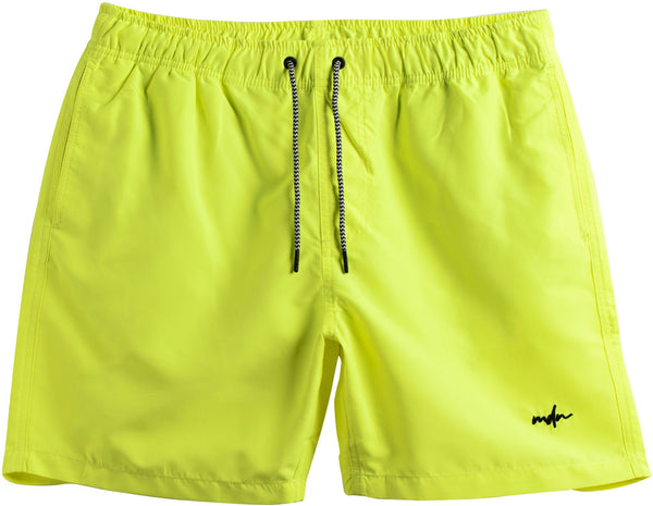 MDN costume Boardshort Essential Logo Embroided yellow fluo