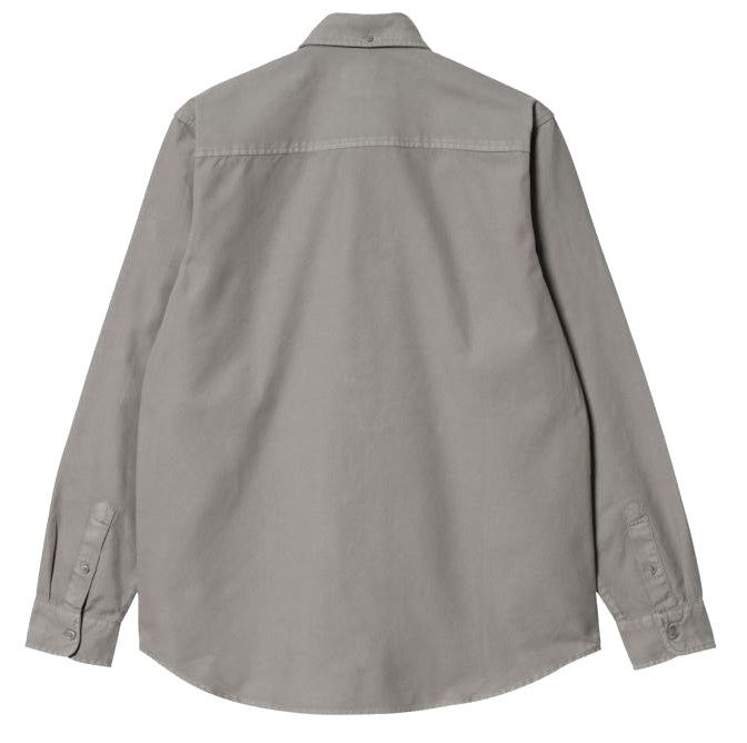 Carhartt Wip Camicia L/s Madison Shirt Marengo Grigio Uomo - 2