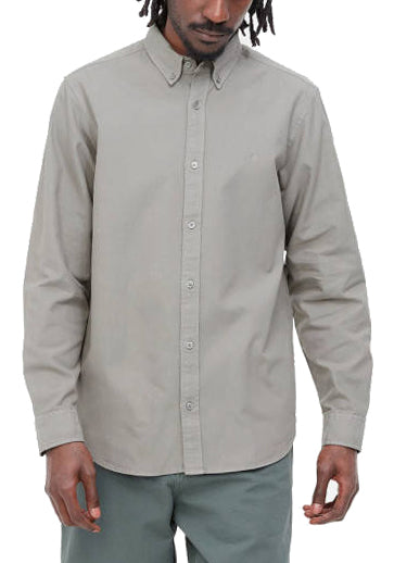 Carhartt Wip Camicia L/s Madison Shirt Marengo Grigio Uomo - 4