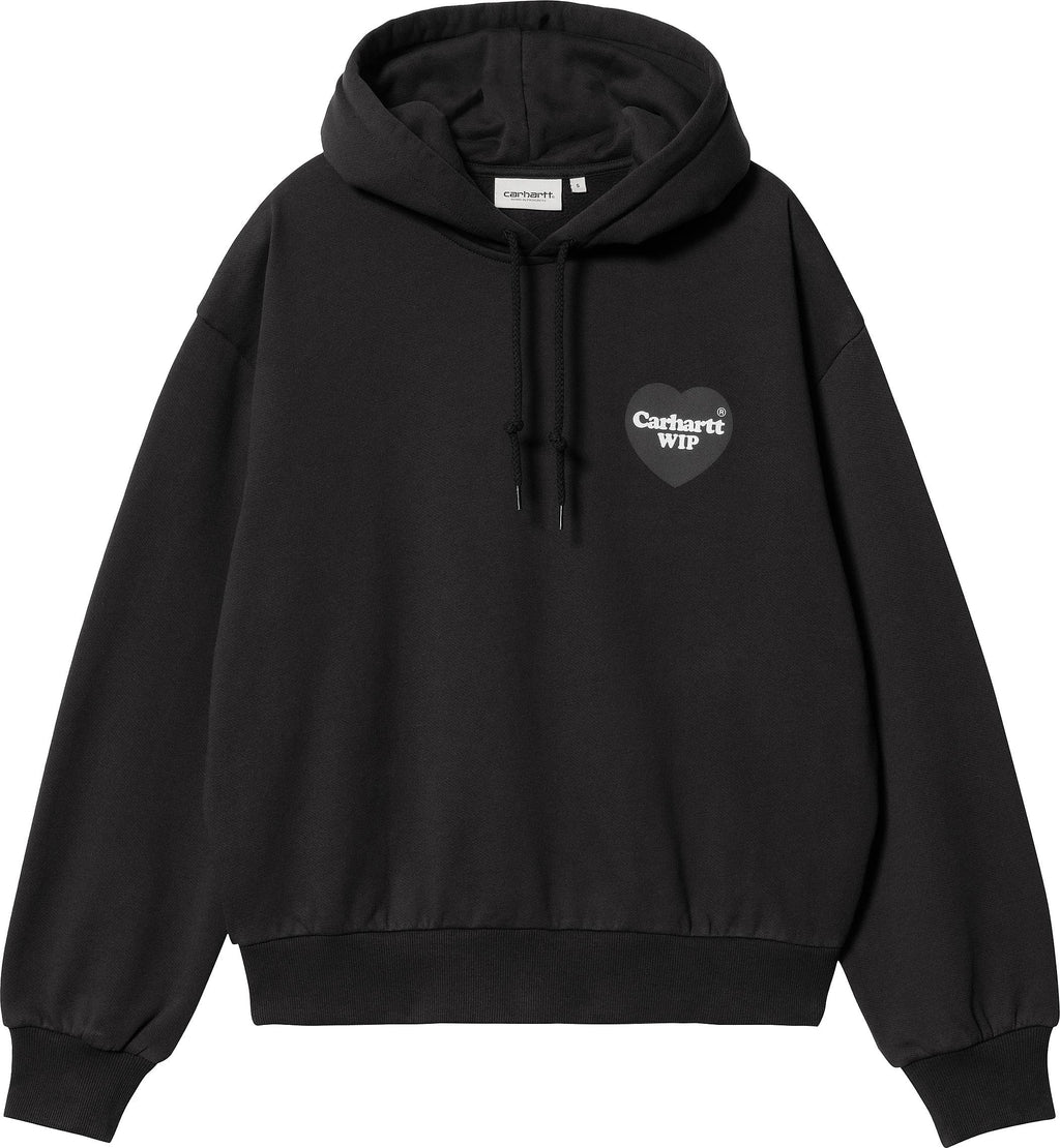 Carhartt Wip Felpa W Hooded Heart Sweat Black Nero Donna - 2