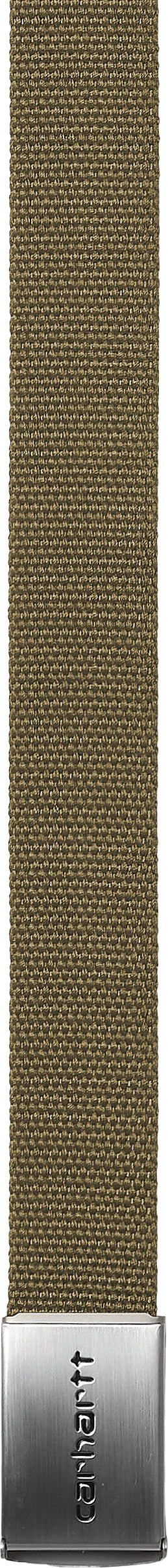 Carhartt Wip Cinta Clip Belt Chrome Highland Verde Uomo - 1