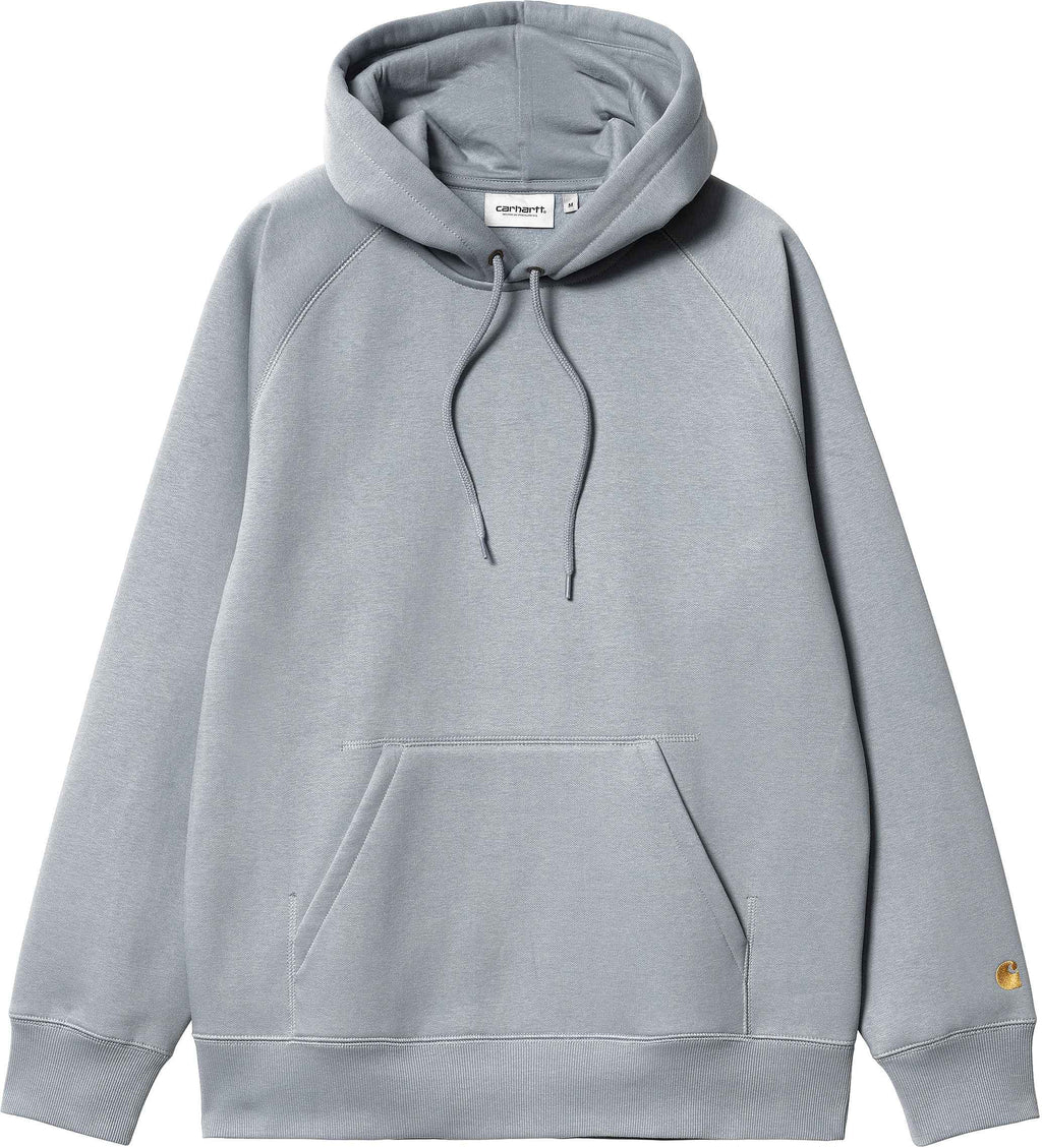 Carhartt Wip Felpa Hooded Chase Sweat Mirror Grigio Uomo - 1
