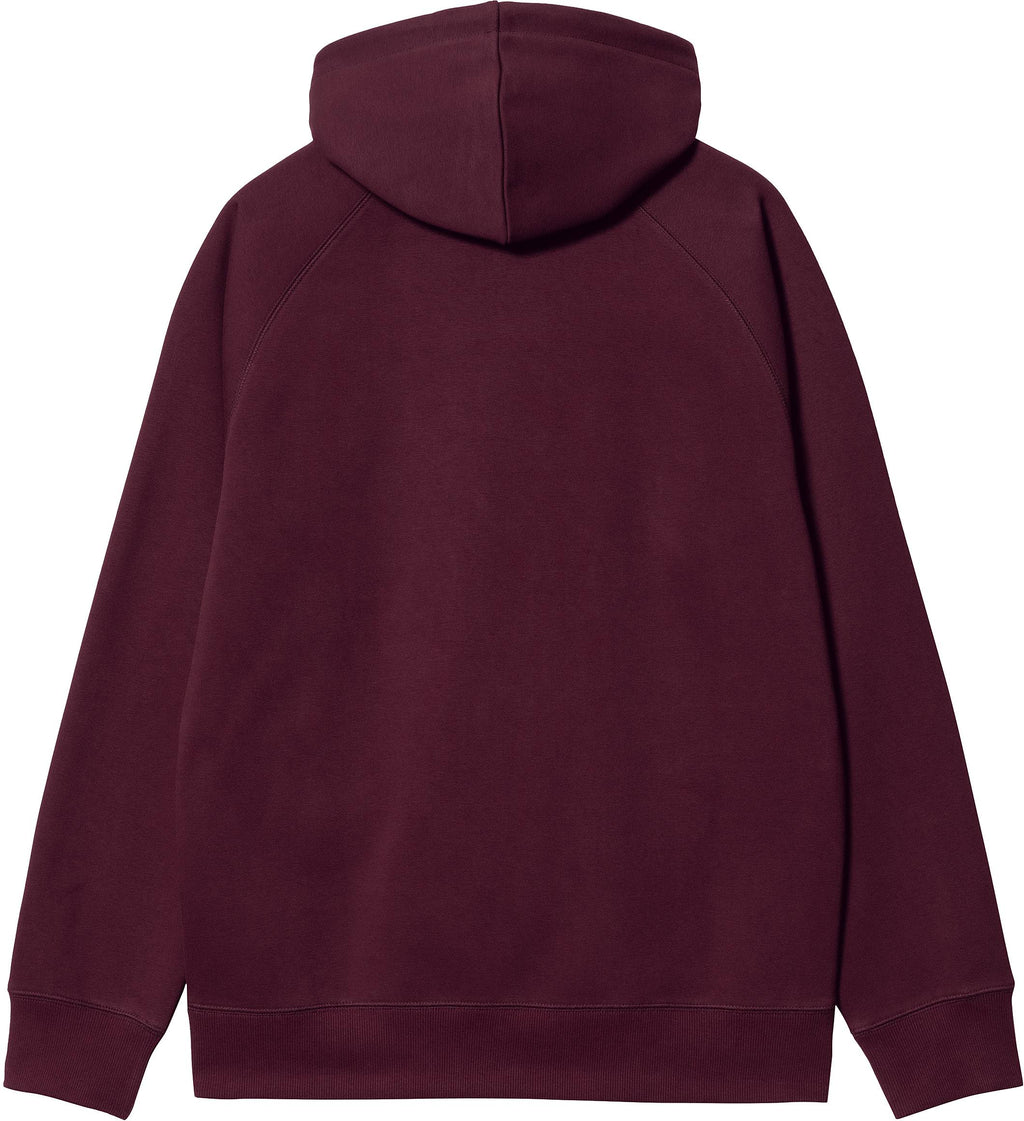 Carhartt Wip Felpa Hooded Chase Sweat Amarone Bordeaux Uomo - 2