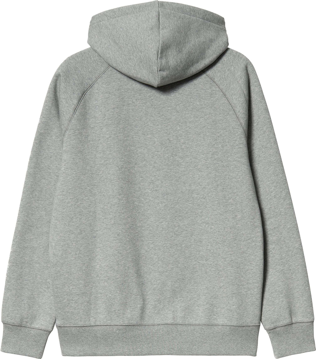 Carhartt Wip Felpa Hooded Chase Sweat Grey Heather Grigio Uomo - 2