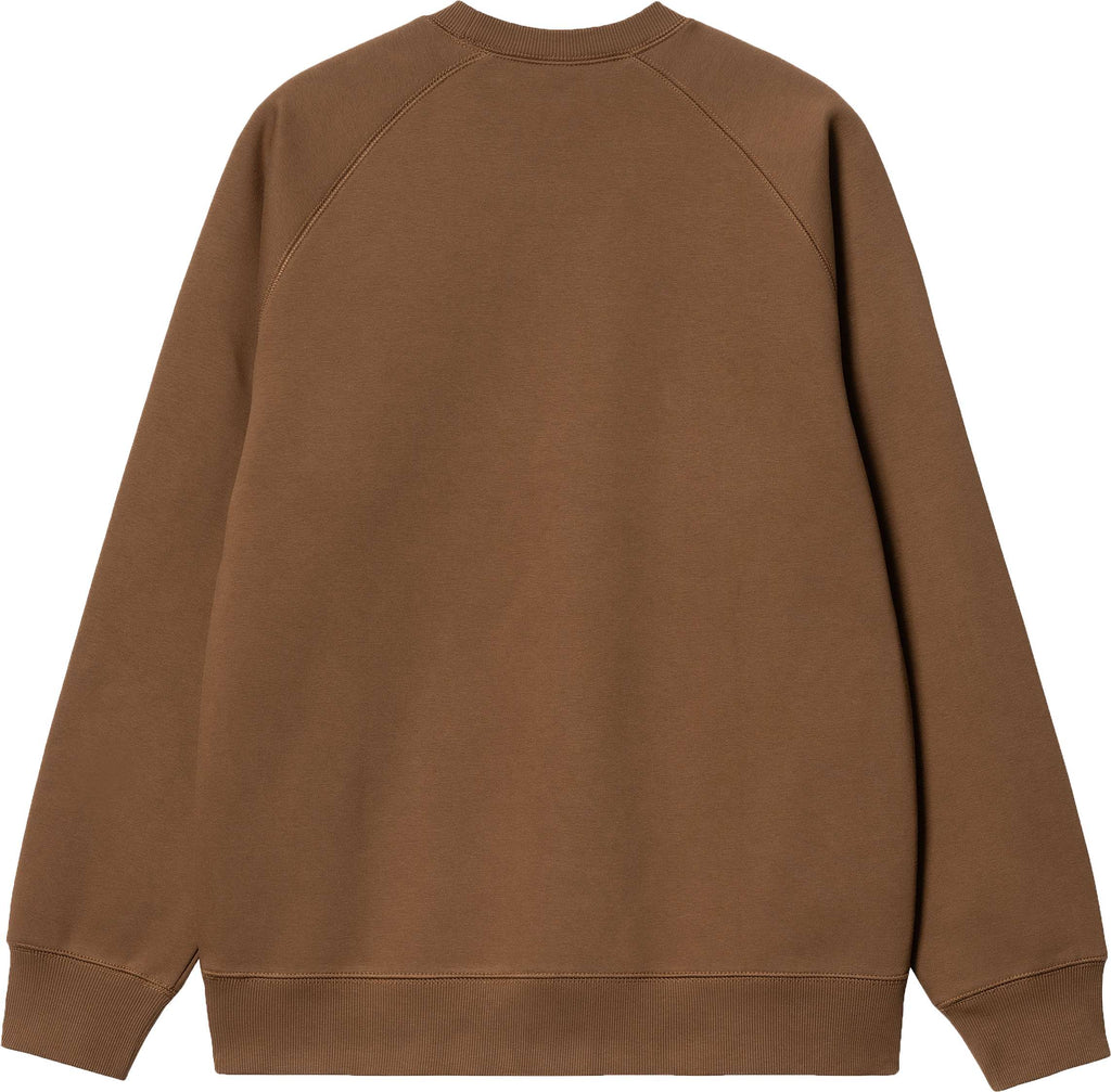 Carhartt Wip Felpa Chase Sweat Tamarind Marrone Uomo - 2