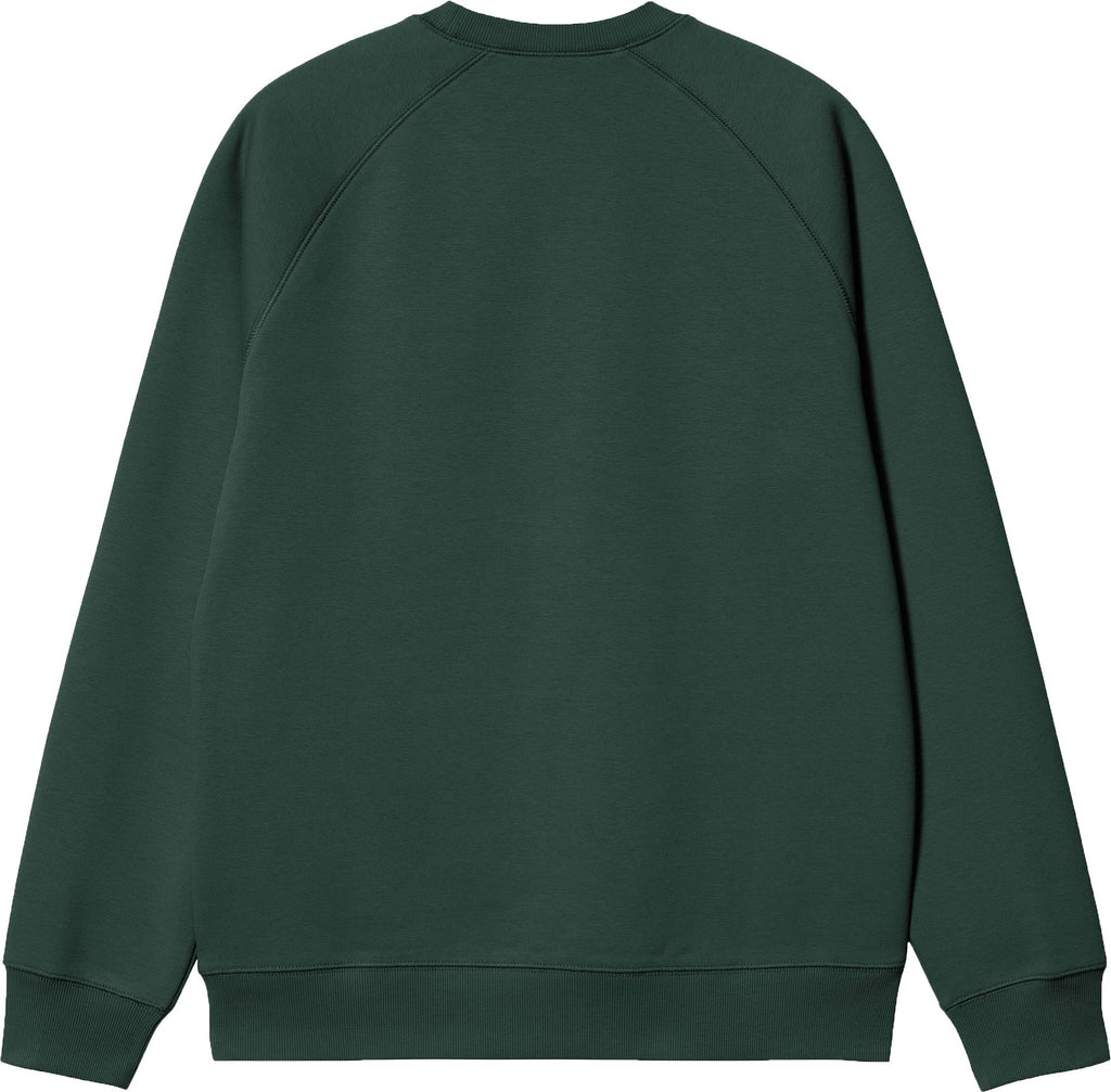 Carhartt Wip Felpa Chase Sweat Discovery Green Verde Uomo - 2