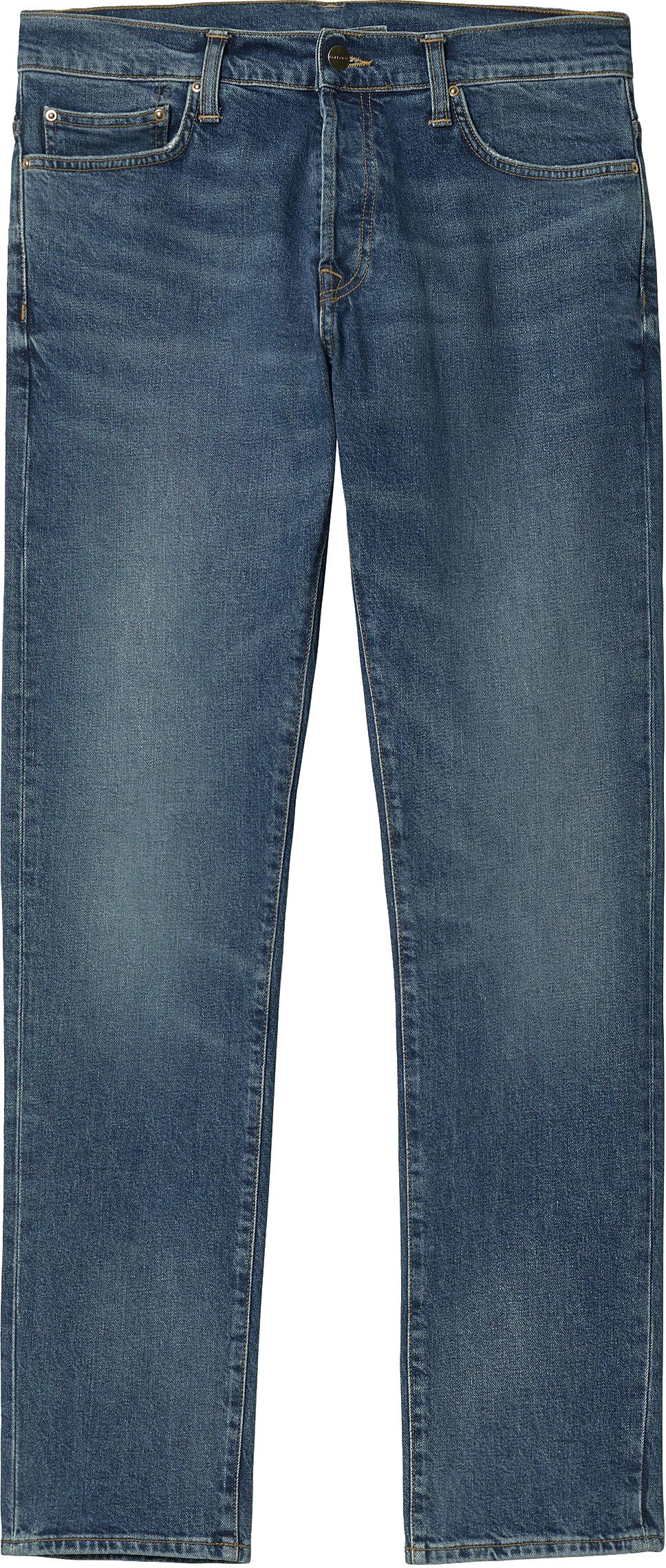 Carhartt Wip Carahartt Wip Jeans Klondike Pant Blue Mid Used Wash Uomo - 2