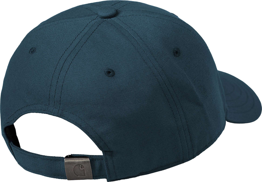 Carhartt Wip Cappello Canvas Script Cap Squid Salt Blue Uomo - 2